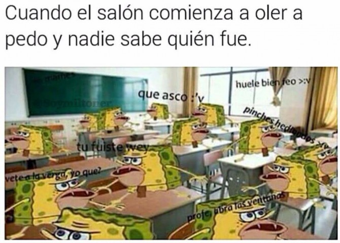 Siempre pasa en a escuela XD 