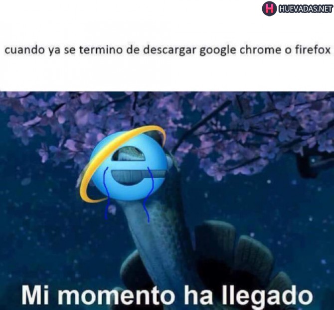 La única vez que uso Internet Explorer es para eso