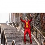 Create Plantilla - El Joker bailando en las escaleras Meme