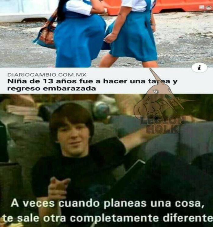 Fue a hacer la tarea y regresó embarazada